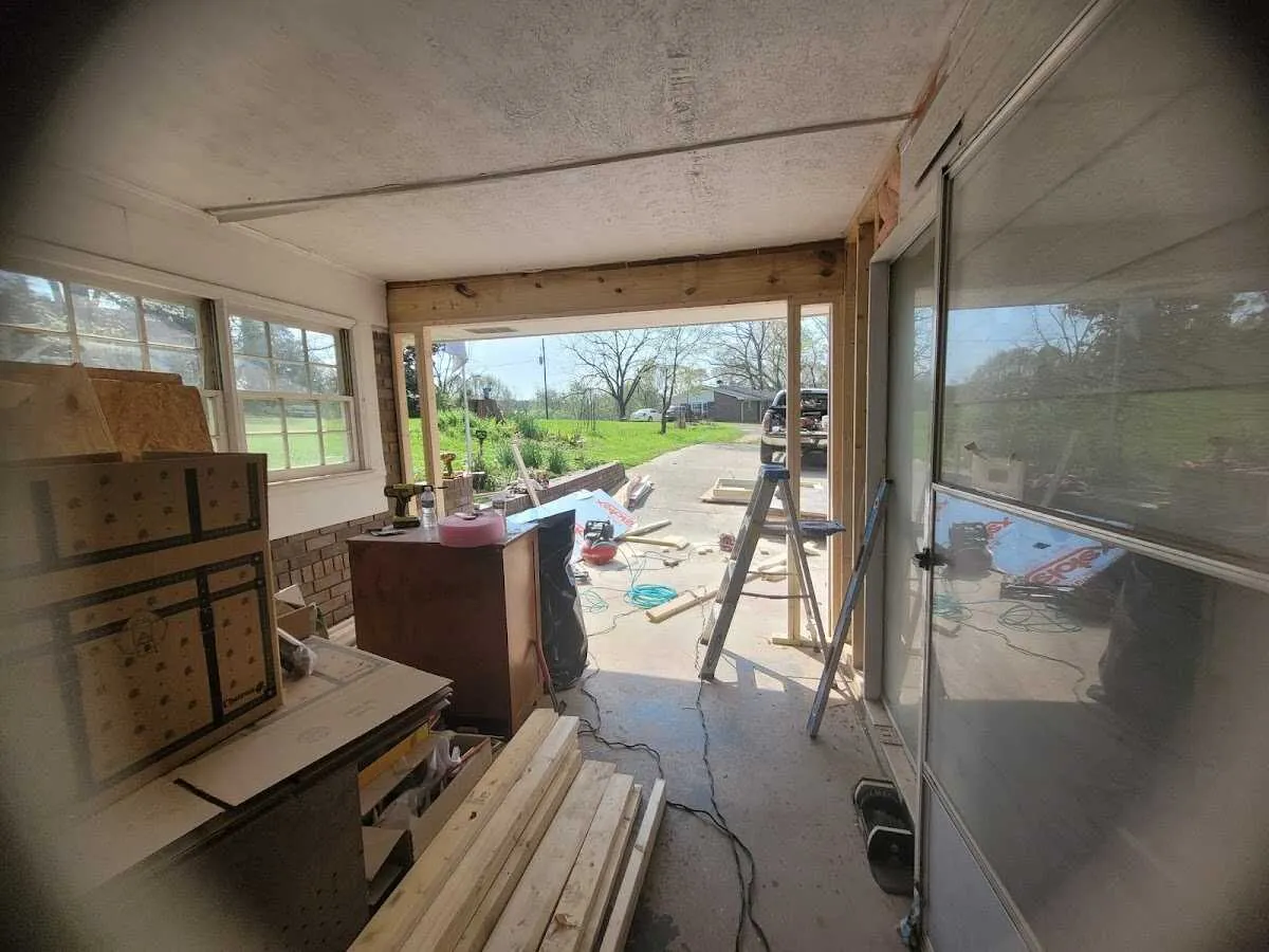 Air movers and dehumidifier for Water Mitigation Services in Unity